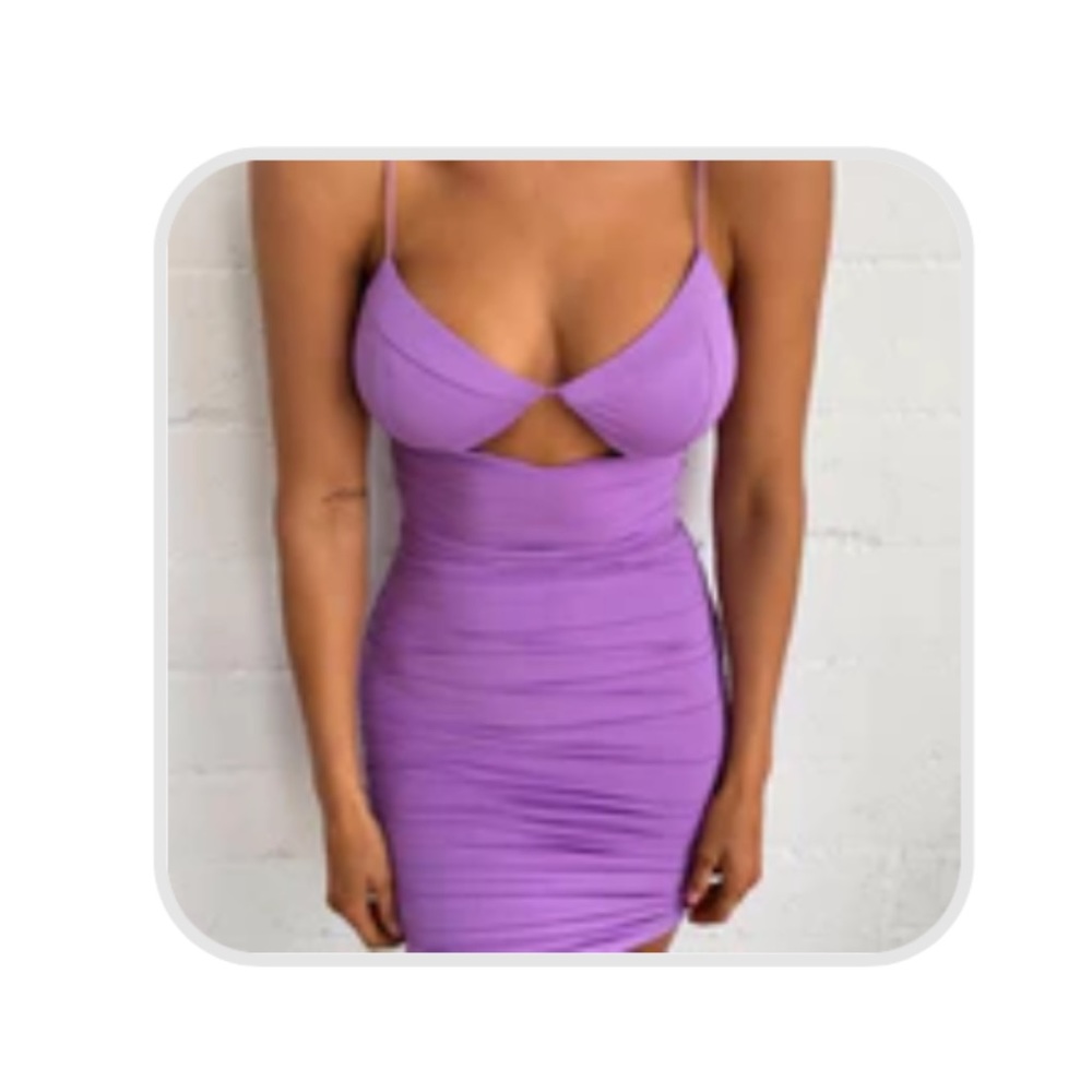 Tiger Mist purple Bodycon dress - never worn, new with tags size Xs